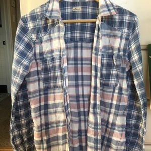 Hollister flannel top